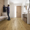 PARQUET 3LP 1S OAK LIGHT  SMOKED HAITI DE BRUSH WAX OILED T+G
