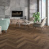 PARQUET 3LP 1S WALNUT AM KITZBUHEL ABC CHEVRON 45 BRUSH OIL T+G