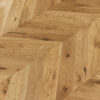 PARQUET 3LP 1S OAK CHEVRON 45 BORDEAUX WARM BROWN COUNTRY MATT LACQUERED BRUSHED 4Vm T&G