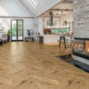 PARQUET 3LP 1S OAK CHEVRON 45 CHAMPAGNE GREY BEIGE COUNTRY MATT LACQUERED BRUSHED 4Vm T&G