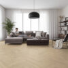 PARQUET 2LP 1S OAK ABC BRUSHED LIGHT WHITE LACQ  HDF 602x86x10/2,5 L+R T+G
