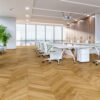 PARQUET 3LP 1S OAK CHEVRON 45 NORMANDY NATURAL OILED BRUSHED 4Vm T&G