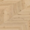 PARQUET 3LP 1S OAK CHEVRON 45 BRETAGNE NATURAL WHITE OILED BRUSHED 4Vm T&G