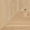 PARQUET 3LP 1S OAK CHEVRON 45 BRETAGNE NATURAL WHITE OILED BRUSHED 4Vm T&G
