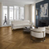 2LP 1S OAK CD BRUSHED LOUVRE LACQUER T+G L+R
