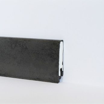 SKIRTING 1058 STONE BLACK PRINT PVC 59 MM