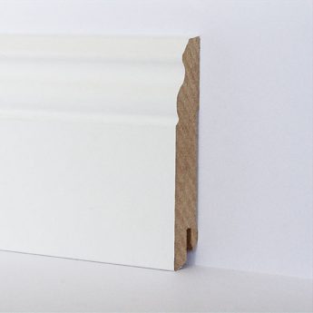 SKIRTING WHITE MDF FOIL 100 MM
