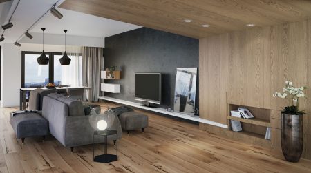 Dark parquet flooring materials range from oak to mahogany hardwood