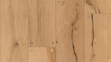 Oak parquet hardwood flooring