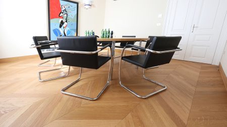 Wood parquet flooring - prefinished oak, ash, maple, larch