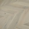 PARQUET 3LP 1S OAK CHEVRON 45 BURGUNDY PEARL NATURAL MATT LACQUERED BRUSHED 4Vm T&G