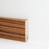 SKIRTING 60 VENEERED ZEBRANO VARNISHED