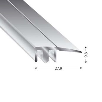 PROFILE ENDING DUO-GRIP 90 CM CHERRY