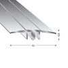 PROFILE TRANSITION DUO-GRIP 270 CM MAPLE