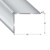 PROF STAIR NOSING V=2,6 MM SILVER 270 CM