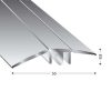 PROFILE LEVELLING DUO-GRIP 50 MM 0-9 CM BRONSE
