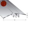 PROFIL LEVEL DUO GRIP 50 MM 90 CM MERBAU