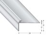 PROF STAIR NOSING V=3 MM SILVER 270 CM