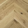 PARQUET 3LP 1S OAK CHEVRON 45 ALZACE COUNTRY MATT LACQUERED BRUSHED 4Vm T&G