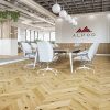 PARQUET 3LP 1S OAK CHEVRON 45 ALZACE COUNTRY MATT LACQUERED BRUSHED 4Vm T&G