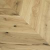 PARQUET 3LP 1S OAK CHEVRON 45 ALZACE COUNTRY MATT LACQUERED BRUSHED 4Vm T&G