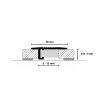 TRANSITION PROFILE UL20X5 ALU GOLD EV3