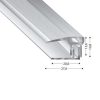 PROFILE ENDING TRIO-GRIP 270 CM BRONZE
