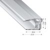 PROFILE ENDING TRIO-GRIP 90 CM SAND