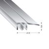 PROFILE ENDING DUO-GRIP 270 CM BRONZE