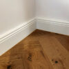 SKIRTING BOARD SOLID WHITE LACQUERED 96x18 RAL 9016