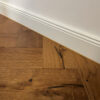 SKIRTING BOARD SOLID WHITE LACQUERED 96x18 RAL 9016