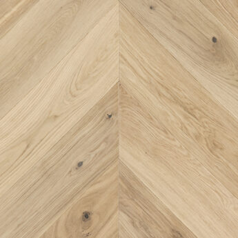 PARQUET 3LP 1S OAK CHEVRON 45 ARDENNE NATURAL WHITE MATT LACQUERED 4Vm T&G