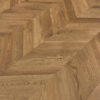 PARQUET 3LP 1S OAK CHEVRON 45 CORSE NATURAL BROWN MATT LACQUERED BRUSHED 4Vm T&G