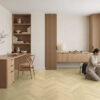PARQUET 2LP 1S OAK AB BRUSHED INVISIBLE LACQUER T+G L+R