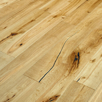 PARQUET 3LP 1S OAK LIGHT  SMOKED HAITI DE BRUSH WAX OILED T+G