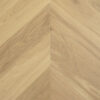 PARQUET 3LP 1S OAK CHEVRON 45 LANGUEDOC NATURAL WHITE LIGHT MATT LACQUERED BRUSHED 4Vm T&G