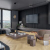 PARQUET 2LP 1S OAK AB BRUSHED STONE LACQUER T+G L+R