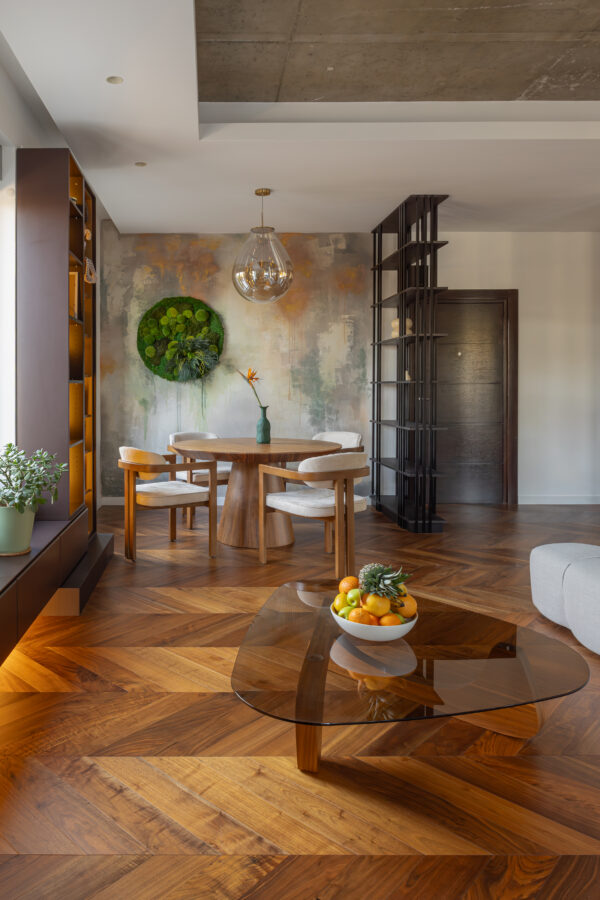 Apartment in Belgrade – Distinctive Chevron Touch