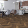 PARQUET 3LP 1S WALNUT AM MERIBEL ABC CHEVRON 45 LACQ T+G