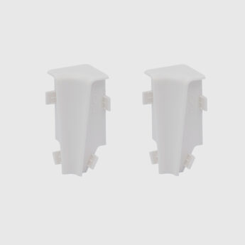 PVC ELEMENTS FOR SKIRTINGS H61/M61 58 MM - INNER CORNER
