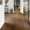 VENEERED FLOOR OAK LINDBY SHADOW BROWN NATURE BRU MAT LACQ 5G Dry