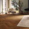 HERRINGBONE OAK SANDVIKEN TERRA BROWN SELECT MATT LACQ 5G L