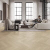 PARQUET 3LP 1L AM OAK SELVA AB BRUSH LIGHT WHITE LACQ T+G L+R